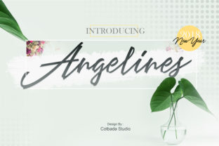 Angelines Script: A Handmade Touch for Modern Design