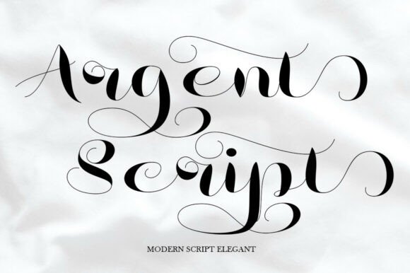 Argent Script: Crafting Timeless Elegance