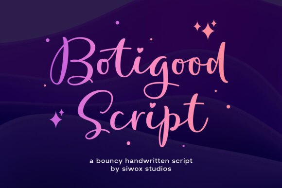 Botigood Script: A Handwritten Touch for Modern Design