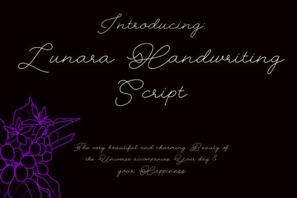 Discover Lunara Handwriting Script 6.0: A Light Touch for Modern Design