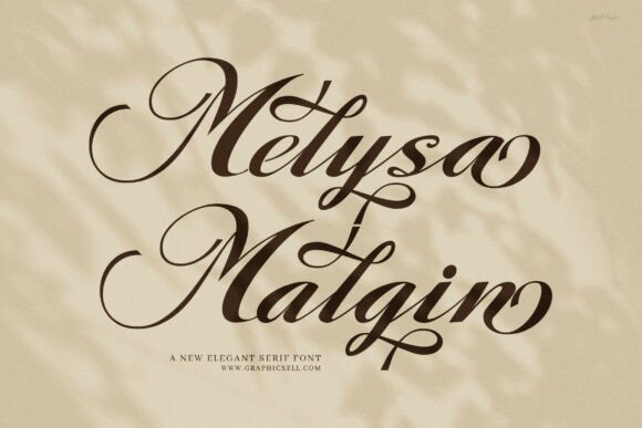 Elevate Your Brand with Melysa Malgin Calligraphy Script