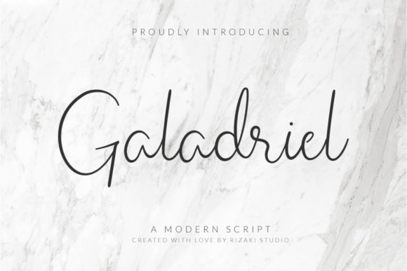 Galadriel Script: A Script Font for Elegant Design