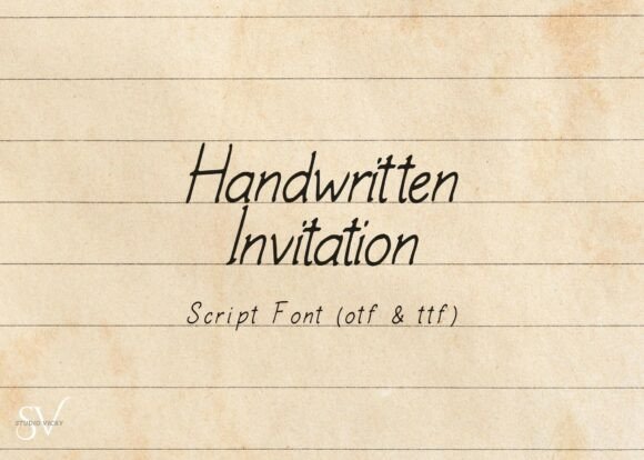 Handwritten Invitation Script: Style and Substance for Designers