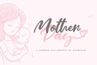 Mother Day Script: A Handwritten Font with Joyful Charm