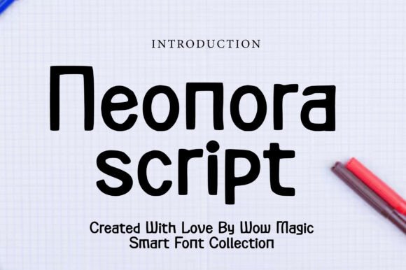 Neonora Script: A Modern Handwritten Font for Creative Projects