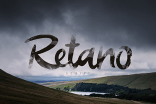 Retano Script: A Playful Typeface for Authentic Branding