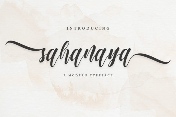 Sahanaya Script: A Fresh Take on Modern Handwritten Style