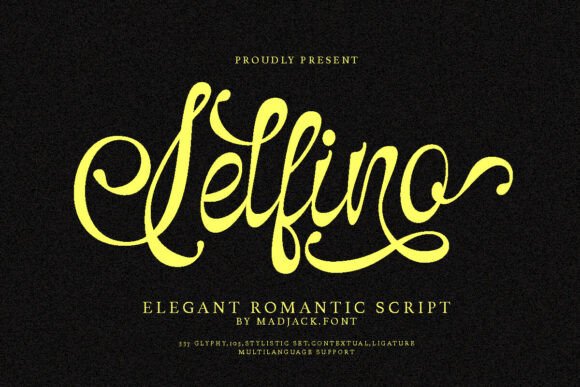 Selfino Script: A Font for Moments That Matter