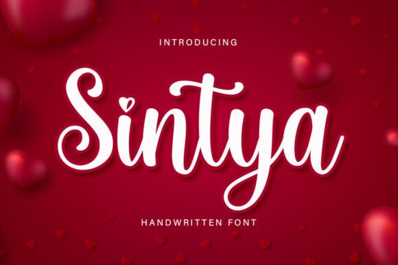Sintya Script: Bold Handwritten Vibes for Modern Creators