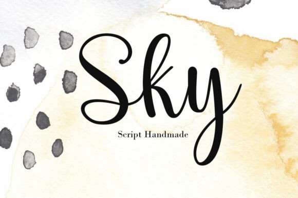 Sky Script: A Timeless Handwritten Font for Authentic Designs