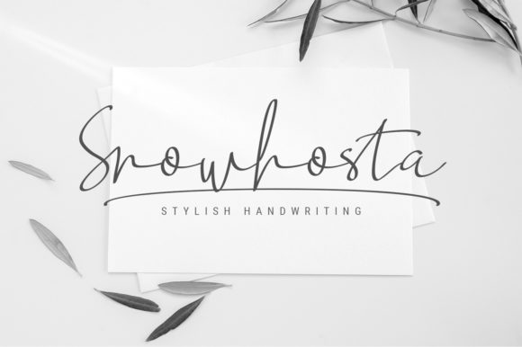 Snowhosta Script: The Cursive Font for Modern Elegance